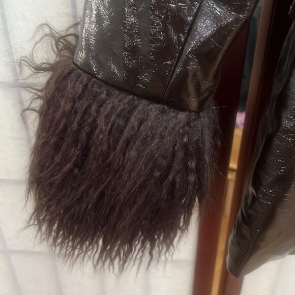 ASOS COLLUSION‎ PENNYLANE AFGAN FUR JACKET SIZE US 4 UK8.EU36 - Picture 3 of 7